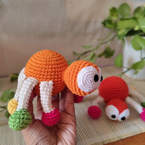 Crochet Spider Rattle Crochet Spider Rattle