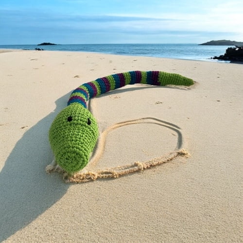 Crochet Small Rattlesnake Crochet Small Rattlesnake
