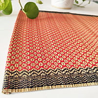 Red Honey Comb Table Mat (Set of 6)