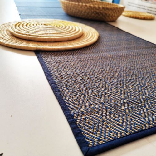 Blue Rhombus Runner Blue Rhombus Runner