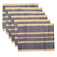 Blue & Natural Table Mat (Set of 6)