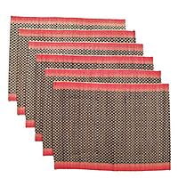 Black Honey Comb Table Mat (Set of 6)