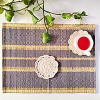 Blue & Natural Table Mat (Set of 6)