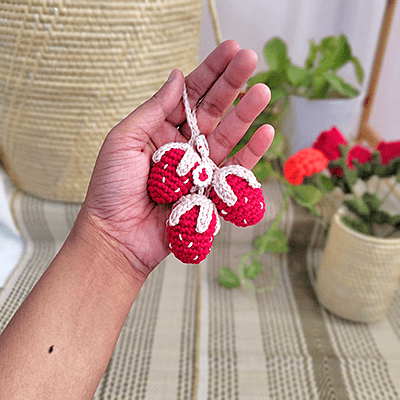 Strawberry Key Chain