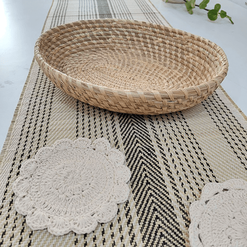 Natural Shallow Basket Natural Shallow Basket