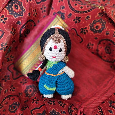 Crochet Maharashtrian Miniature Doll