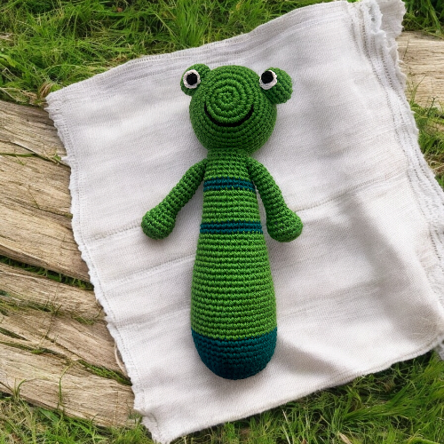 Crochet Frog Sleep Buddy Crochet Frog Sleep Buddy