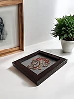 Zardozi Palash Wooden Coaster (Set of 2) Zardozi Palash Wooden Coaster (Set of 2)
