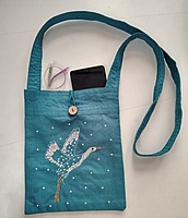 Zardozi Crane Sling Bag